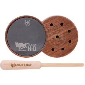Kht0202 Knight & Hale And Hd Slate Surface Pot Turkey Call Walnut/hickory #kht0202 Kht0202 Knight & Hale And Hd Slate Surface Pot Turkey Call Walnut/hickory #kht0202