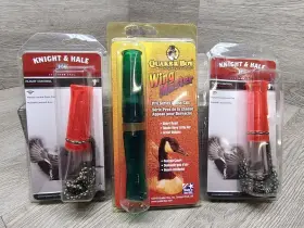 Khw-1008 Knight & Hale 2 And Flight Control Duck Calls Quaker Boy Wing Master Goose Call Khw-1008 Knight & Hale 2 And Flight Control Duck Calls Quaker Boy Wing Master Goose Call