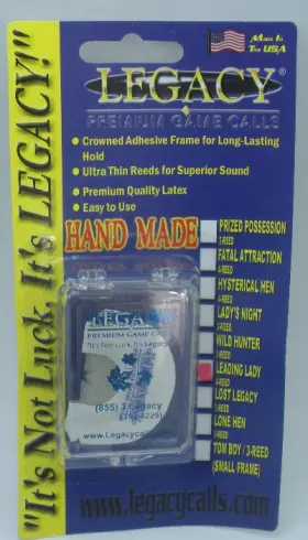 Legacy Calls 692018001096 Leading Lady Turkey Call 4 Reed Cutting And Yelping Long Range