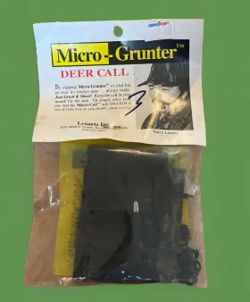 Lenartz 756614100024 Micro-grunter Hands Free Deer Grunt Call Sounds Great By Made Usa Nos Lenartz 756614100024 Micro-grunter Hands Free Deer Grunt Call Sounds Great By Made Usa Nos