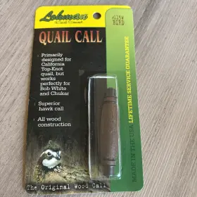 Lohman 049464101168 Quail Call #115w Bird Brown Made In Usa