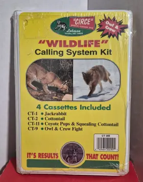 Loman Circe 049464202001 Inch Wildlife Calling System Kit Jackrabbit Cottontail Coyote Pup Owl And Crow