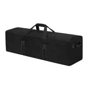 Ln042-01-ag Lonalia 42 Inch Large Duffle Bag For Travel - 116l Extra Heavy Black