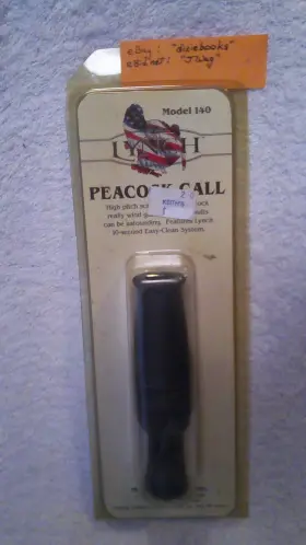 Lynch 089797014001 Vintage M. L. Peacock Call Model 140 Turkey Locator Nos Original Pkg