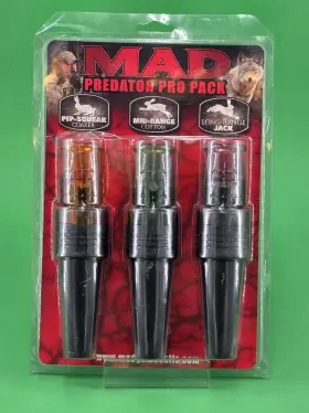 Mad 071617024291 Predator Pro Pack 3 Calls Pip-squeak Mid-range Long-range Mad 071617024291 Predator Pro Pack 3 Calls Pip-squeak Mid-range Long-range