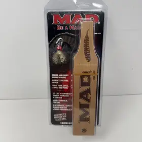 Md-385 Mad Calls Wooden Turkey Box Call Made In The Usa