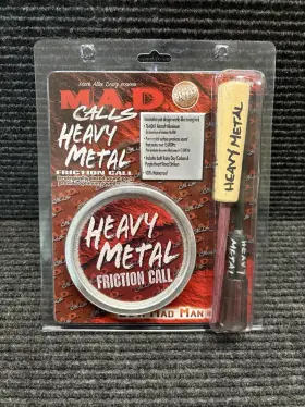 Md-341 Mad Calls Heavy Metal Friction Turkey Call Mint Read Description