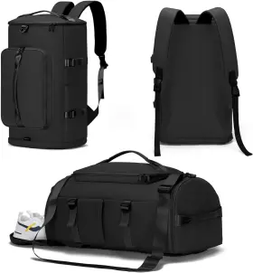 Mi8401fx Miycoo Gym Bag For Men Women With Shoes Compartment - Duffle 42l Black Upgraded Mi8401fx Miycoo Gym Bag For Men Women With Shoes Compartment - Duffle 42l Black Upgraded