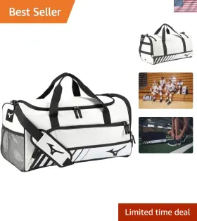 360330.0000.01.0000 Mizuno All Sport Duffle White One Size