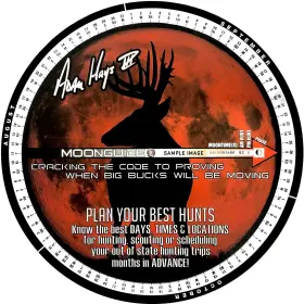 Moon Guide 195893513871 Deer Hunters Moonguide - Hunting Moon Guide 195893513871 Deer Hunters Moonguide - Hunting