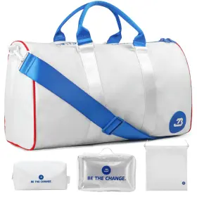 Lxb-001wt Movemingle 4pcs/set Waterproof Sports Duffel Bag 1000d Nylon Ocean White