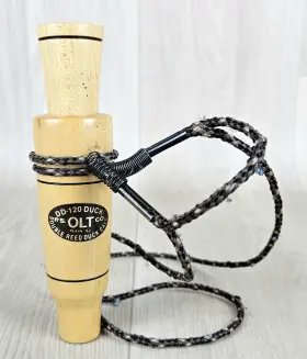 Dd-120 Olt Vintage P.s. Double Reed Duck Call Model Blonde Wood Dd-120 Olt Vintage P.s. Double Reed Duck Call Model Blonde Wood
