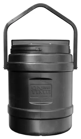 On Time 797539730002 Wildlife Feeders Rice Bran Feeder Black 73000