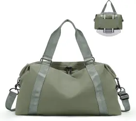 0247 Onxthin Weekender Overnight Bag For Women Lightweight Travel Duffel With Green