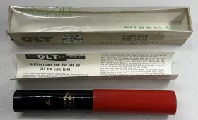 El-45 P.s. Olt Pekin Ill Elk Call With Original Box And Paper Red Black - Works