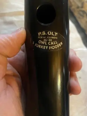 Ol-40 P.s. Olt Vintage Owl Call And Turkey Hooter Works Ol-40 P.s. Olt Vintage Owl Call And Turkey Hooter Works