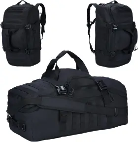 Lz22002 Paiwphli Gym Bag Duffle Bags Backpack Travel With Weekend 60l Black