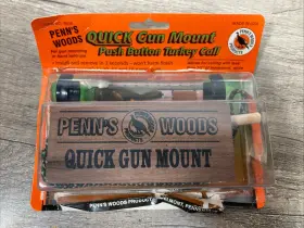 Penns Wood 046809096066 Woods Quick Gun Mount Push Button Turkey Hunting Call #9606 Usa Made
