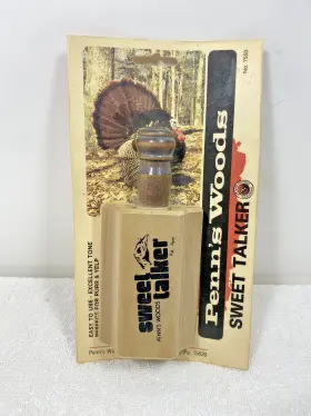 7550 Penns Woods Vintage Sweet Talker Aluminum Friction Call Hen Turkey Gobbler
