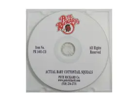 1401cd Pete Rickard 051537614017 S Actual Baby Cottontail Squeals Cd 1401cd Pete Rickard 051537614017 S Actual Baby Cottontail Squeals Cd