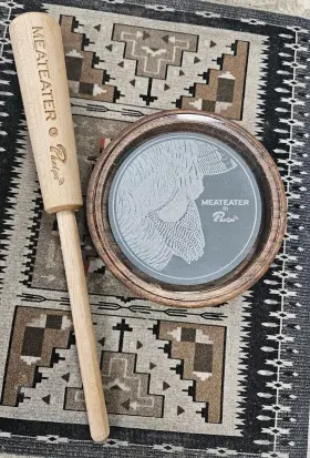 Phelps 851182007550 Meateater X Slate Over Glass Turkey Pot Call