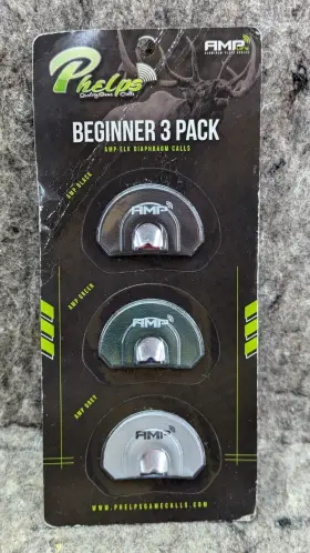 Phelps Game Calls 843380137863 New Amp Elk Diaphragm Beginner 3 Pack Phelps Game Calls 843380137863 New Amp Elk Diaphragm Beginner 3 Pack
