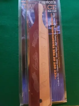 P401 Pittman Game Calls Two Face Box Purple Heart / Maple Wood - P401 Pittman Game Calls Two Face Box Purple Heart / Maple Wood -