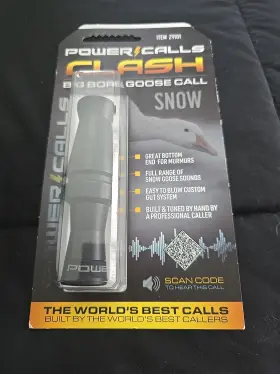 Power Calls 600697291011 Big Bore Goose Call Snow Clash Power Calls 600697291011 Big Bore Goose Call Snow Clash