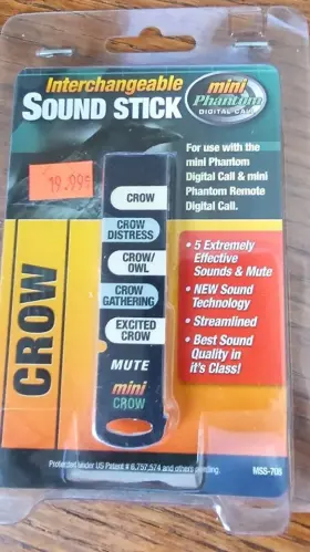 Mss-708 Predator Quest 814543007149 Crow Sound Stick For Mini Phantom And Remote Digital Call New