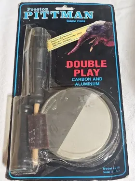 Preston Pittman 743887701140 Vintage Model 218 Double Play Carbon And Aluminum Turkey Call