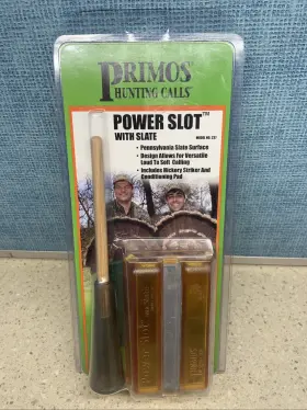 Primos 010135002374 New Power Slot With Slate Friction Turkey Call - Model 237 Nos