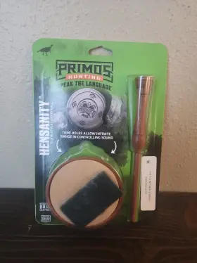 Primos 010135002992 Hensanity Hunting Tone Control Turkey Pot Call With Frictionite