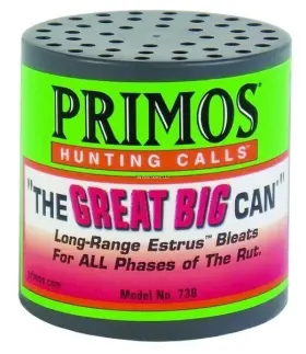 Primos 010135007386 The Great Big Can Bleat Call For Whitetail Mule Deer/blacktail Deer 00738