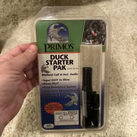 Primos 010135008123 812 Duck Starter Pak Call Kit W Training Cassette Tape-rare Nos Primos 010135008123 812 Duck Starter Pak Call Kit W Training Cassette Tape-rare Nos