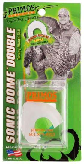 Primos 010135011727 1172 Sonic Dome Double Reed Attracts Turkeys White Primos 010135011727 1172 Sonic Dome Double Reed Attracts Turkeys White