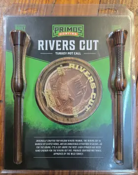 Primos 010135029210 Rivers Cut Turkey Pot Call Glass New Primos 010135029210 Rivers Cut Turkey Pot Call Glass New