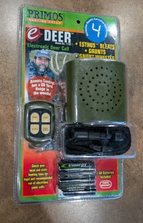 Primos 010135077525 E-deer Deer Electronic Call 7752 - 4 Distinct Sounds