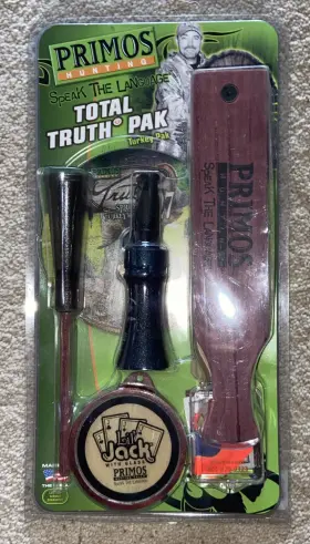 Primos 010135291204 Hunting Turkey Starter Pak - 3 Calls Slate Box And Mouth New