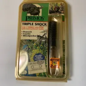 65810 Primos Triple Shock 3-in-1 Turkey Locator Nos Model 329 65810 Primos Triple Shock 3-in-1 Turkey Locator Nos Model 329