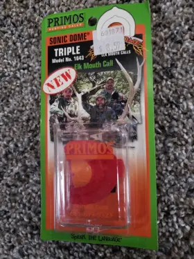 1643 Primos Hunting Sonic Dome Triple Latex Reed Elk Diaphragm Mouth Call 1643 Primos Hunting Sonic Dome Triple Latex Reed Elk Diaphragm Mouth Call