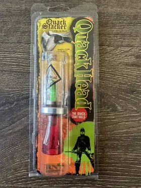 Quack Head 811483000148 Aka Q-unit Double Reed Duck Call Stacker Rnt New