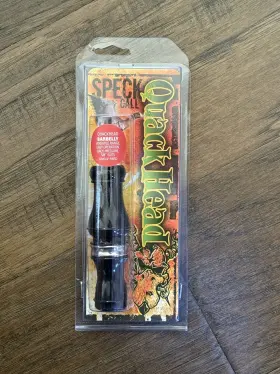 Quack Head 811483911383 Barbelly Speck Call Stacker Rnt New 5/8 Inch Guts Single Reed