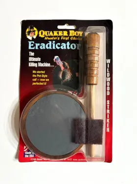 Quaker 040191137048 Boy Eradicator And Wildwood Striker Turkey Call - Brand New Quaker 040191137048 Boy Eradicator And Wildwood Striker Turkey Call - Brand New