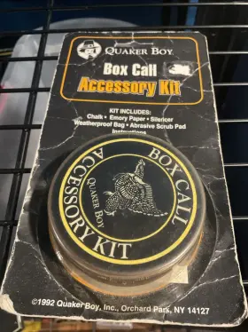 Quaker 040191166048 Vintage Boy Box Call Accessory Kit 1992 New Old Stock Sealed Quaker 040191166048 Vintage Boy Box Call Accessory Kit 1992 New Old Stock Sealed