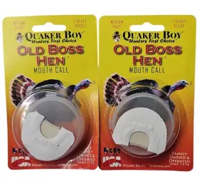 Quaker 040191191033 Boy Old Hen Boss Mouth Turkey Call Combo Brand Lot Of 2 New