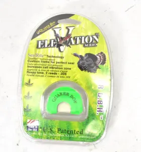 11133 Quaker Boy Sr O.b.h Elevation Series Turkey Mouth Call Green Seal Rite 11133 Quaker Boy Sr O.b.h Elevation Series Turkey Mouth Call Green Seal Rite
