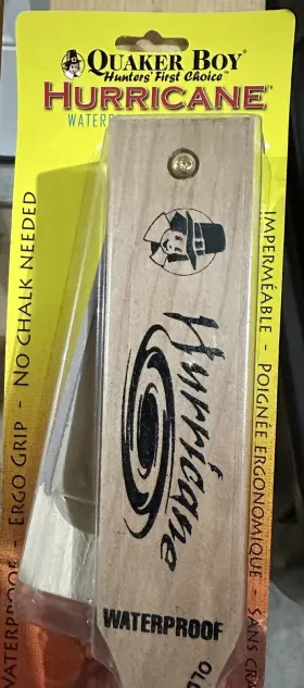 13641 Quaker Boy Hurricane 2 Sided Turkey Box Call - Waterproof No Chalk 13641 Quaker Boy Hurricane 2 Sided Turkey Box Call - Waterproof No Chalk