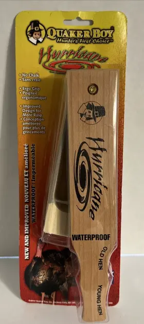 Quaker Boy 040191136416 Hurricane Turkey Box Call No Chalk Waterproof Hunting Calling New Quaker Boy 040191136416 Hurricane Turkey Box Call No Chalk Waterproof Hunting Calling New