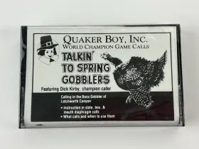 Quaker Boy 040191146026 Talkin To Spring Gobblers Call Cassette Dick Kirby Hunting New Sealed Quaker Boy 040191146026 Talkin To Spring Gobblers Call Cassette Dick Kirby Hunting New Sealed