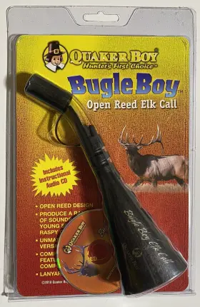 Quaker Boy 040191426081 Bugle Elk Call Bowhunter Hunting Open Reed New